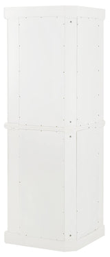Crosley Furniture Shoreline Tall Pantry Storage Cabinet with Shelves, Kitchen, Dining, or Laundry Room, White Crosley Furniture