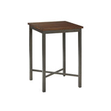 Home Styles Cabin Creek Bistro Table, Constructed from Hardwood Solids with a Chestnut Distressed Finish homestyles