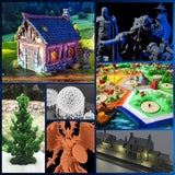 JAYO Water Washable ABS-Like Resin, 3D Printer Resin 405nm UV Standard Rapid Photopolymer Resin for LCD/DLP/SLA 3D Printer, High Precision, Non-Brittle, Low Odor, Easy to Use, Grey 1000g JAYO