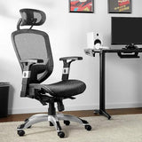 STAPLES Hyken Ergonomic Office Chair | Adjustable Lumbar Support with Breathable Mesh, Swivel Desk Chair for Home Office, Black STAPLES