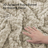BEDELITE Fluffy King Size Comforter Set - Linen Fleece Soft Comforter for King Size Bed, Luxury Warm Bedding Set for Winter, Fuzzy Bed Set 3 Pieces (1 Comforter, 2 Pillowcases) BEDELITE