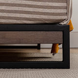 Zinus Suzanne Bamboo and Metal Platform Bed Frame, 7-Inch Low Profile, Solid Steel Construction, No Box Spring Needed, Wood Slat Support, Easy Assembly, Grey Wash, King Zinus