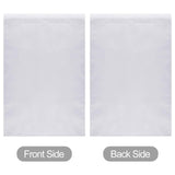 KUUQA 6Pcs Blank Garden Flags, 11.6Inch x 17.5Inch Double Sided Garden Flags White Outdoor Yard Flags for Patio Garden Yard Outdoor Home Decorations KUUQA