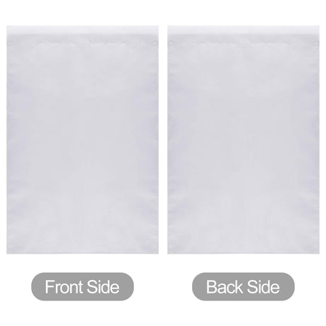 KUUQA 6Pcs Blank Garden Flags, 11.6Inch x 17.5Inch Double Sided Garden Flags White Outdoor Yard Flags for Patio Garden Yard Outdoor Home Decorations KUUQA