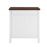 Farmhouse Buffet Cabinet with 2 Drawers & Adjustable Shelf, 2 Barn Door Storage Sideboard for Kitchen, Entryway, Living Room, White eShelf