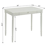 Convenience Concepts French Country Desk, White Convenience Concepts