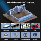 Artilume U1 Laser Engraver 3000mW, Laser Engraving Machine, WiFi, 0.01mm Precision, Large Working Area 150 * 200mm for Wood Leather Acrylic and More, Best for Beginners Small Business Artilume