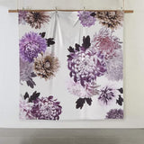 DJY Purple Comforter Set King, 7 Piece Floral Comforter Set with Sheets Elegant Flower Print Bed in a Bag Soft Microfiber Complete Bedding Set for All Season DJY