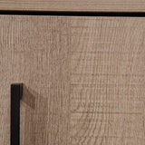 Sauder Beginnings Bookcase With Doors/ Book shelf, Summer Oak finish Sauder