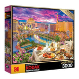 RoseArt - Kodak Premium - La Vida Las Vegas - 3000 Piece Jigsaw Puzzle for Adults RoseArt