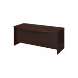 Bush Business Furniture Series C 72W Bow Front Office Desk in Mocha Cherry, Large Computer Table for Home and Professional Workplace Bush Furniture