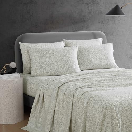 Kenneth Cole - Twin Sheet Set, Super Soft Wrinkle-Resistant Bedding with Bonus Pillowcases, Floral Home Decor, Oeko-Tex Certified (Chill Flowers Beige, Twin) Kenneth Cole