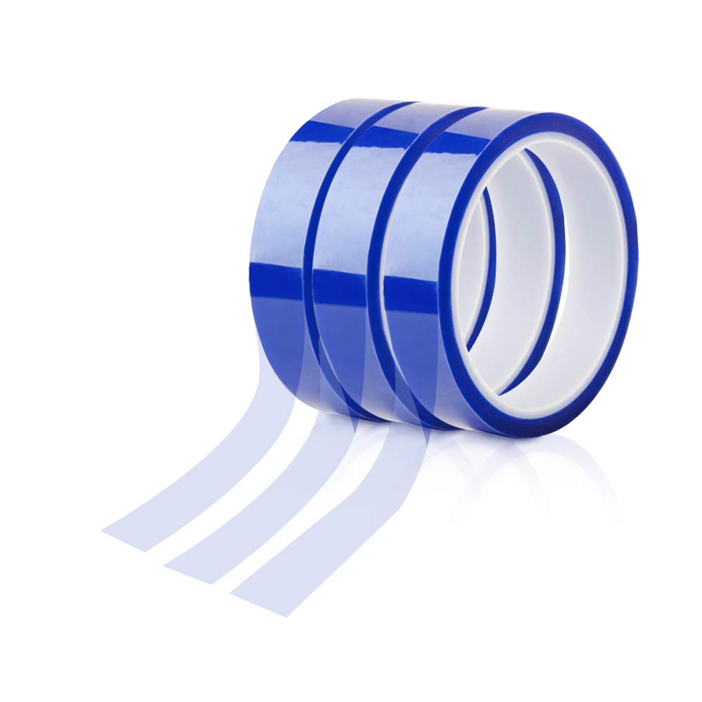 PYD Life 4 Rolls 0.8 Inch x 108 Ft Sublimation Blanks Thermal Tape,Heat Tape,High Temp Tape,Up to 250 C(480 F) for Tumbler Sublimation Print,Heat Transfer Tape,Heat Vinyl Press Tape PYD Life