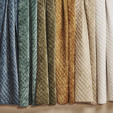 EVERGRACE Luxury Velvet Quilt Set Queen Size, Diamond Quilted Lightweight Velvet Comforter for All Season, Ultra Soft Oversized Bedspread Coverlet Bedding Set with 2 Pillow Shams, Beige Taupe EVERGRACE