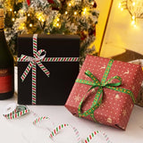 20 Rolls 100 Yards Christmas Ribbon for Gift Wrapping, 3/8 Inch Wide Grosgrain Ribbon, Thin Christmas Ribbon for Holiday Christmas Tree DIY Crafts expectation