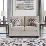 Signature Design by Ashley Mahoney Contemporary Tufted Loveseat, Beige Signature Design by Ashley