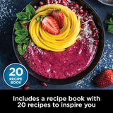 Ninja Blender and Food Processor Combo, Foodi Power Blenders For Kitchen and Personal Size, Smoothie Maker, 6 Functions for Bowls, Spreads, Shakes, 72-oz. Glass Pitcher & To-Go Cups, Silver SS401 Ninja