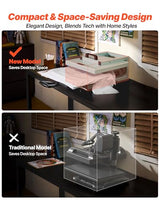 VEVOR Hybrid Heat Press, 15 x 15 inch, 8-in-1 Multifunction, Heat Up Fast and Even, All-New Patented Design, Easy to Control, Sublimation Press Machine for T-Shirts/Tumblers/Caps/Plates, Light Green VEVOR