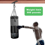 Dolibest Heavy Bag Hanger,Wall Ceiling Mount Hook 360° Rotation Wood Beam Holder Body Weight Strength Training Systems, Aerial Yoga Swing & Hammock, Resistance Band for Wooden Sets(600 LB Capacity) Dolibest