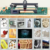 Longer Ray5 Laser Engraver, 10W Laser Cutter, 0.06 * 0.06 mm Precision Laser Engraver for Acrylic, Wood, and Metal with Emergency Stop, 3.5-inch Touch Screen for DIY Longer