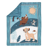 Lambs & Ivy (LAMCR) Lion King Adventure 3-Piece Mini Crib Bedding Set, Blue (790020) Lambs & Ivy