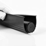 BOWSEN Garage Door Bottom Seals Weatherproof Weatherstrip Threshold Buffering Sealing EPDM Rubber Weather Resistance Gasket Black 5/16 Inch T-End, 16FT Long BOWSEN