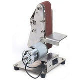 Belt Sander Electric Mini Belt Sander Grinder Polisher Sharpener Polishing Grinding Machine DIY Sand Mill Adjustable Speed Wood Sanding Tool (9000RPM LIANDU-US