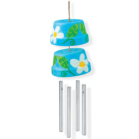 4M Make A Wind Chime Kit - Arts & Crafts DIY Kit - Set of 6 4M