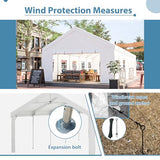 KEIKI 16X32ft Party Tent Heavy Duty, Outdoor Canopy Tent Carport Wedding Event Shelter BBQ Wedding Tents for Parties with Storage Bags & Removable Sidewall for Parties Carport Camping Garden Patio KEIKI