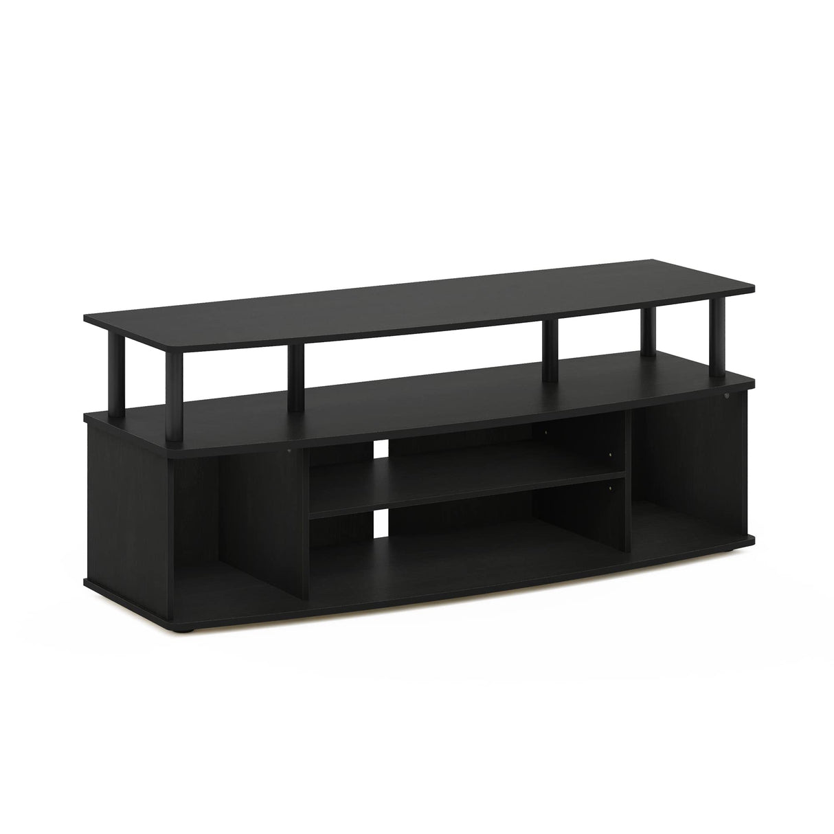 Furinno Jaya Large Entertainment Center Hold up to 55-in TV, Inches, Blackwood Furinno
