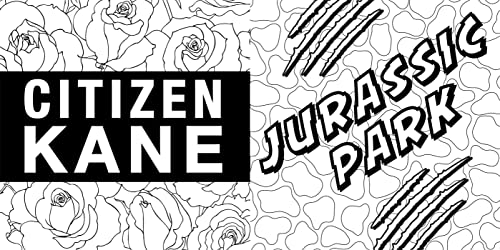 The Classic Movies Coloring Book: Adult Coloring Book WoodArtSupply