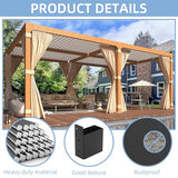 Rasugarlary 2x4" Pergola Bracket, 8 Pcs Pergola Post Top Rafter Brackets Deck Railing Brackets Heavy Duty Black Powder Coated Pergola Kit for DIY Wood Pergolas Gazebo (with Screws) Rasugarlary