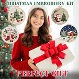 Christmas Embroidery Kits 4 Set DIY Needlepoint Kit for Adults Beginners Cross Stitch Kits for Craft Lover Christmas Gifts