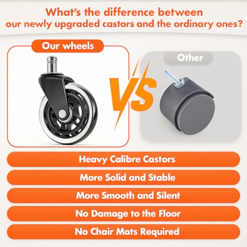 COLAMY Ergonomic High Back Office Chair, Ivory Bonded Leather Executive Desk Chair with Flip-up Arms, Thick Cushion, Silent Nylon Wheels, Adjustable Height & Rocking Function, 300lbs Capacity COLAMY