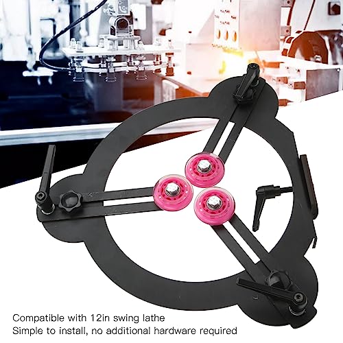 Woodturning Steady Rest Steady Rest Metal Woodturning Steady Rest Round Metal Turning Tools for Wood Lathe Parts Accessories Mrisata