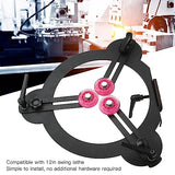 Woodturning Steady Rest Steady Rest Metal Woodturning Steady Rest Round Metal Turning Tools for Wood Lathe Parts Accessories Mrisata