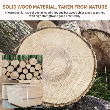 10 Pack-12x12'' Basswood Sheets 1/4 for Crafts Inch 6mm Unfinished Basswood Sheets.Plywood Sheets Used for DIY Projects, Laser Engraving, Wood Burning, Staining, Model Making & More LINAUSTFB
