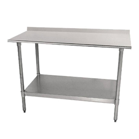 Economy Stainless Steel Top Workbench Size: 35.5" H x 84" W x 30" D Advance Tabco