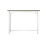 Hillsdale Furniture Hillsdale Clarion Side, Distressed Gray/Sea White Counter Height Table Hillsdale