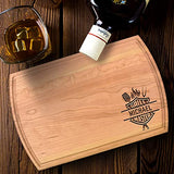 USA Made Personalized Cutting Board - Fathers Day, Birthday, Anniversary - Customized Gifts for Men, BBQ, Grill Accessories - Dad, Husband, Brother, Boyfriend, Papa - Custom Unique Mens Gifts for Him Maison Custom