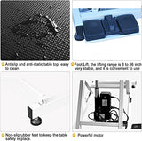 Lucky Pet Electric Lift Pet Grooming Table, Heavy Duty Pet Trimming Table, Professional X-Type Electric Lift for Large Dogs, with Overhead Arm, Clamps, Two Grooming Noose, 50 inch / Black Lucky Pet