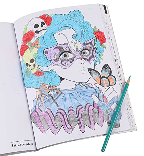 Creepy Cuties Manga Coloring Book WoodArtSupply