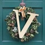 Large Wooden Letters 12 Inch Paintable Wood Letter I for Wall Decor, 1/5 Inch Thick Wooden Alphabet Letters Cutouts for DIY Crafts Project Unfinished Wood Birthday Wedding Party Home Decoration Longan Craft