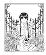 Wednesday: An Unofficial Coloring Book of the Morbid and Ghastly (Unofficial Wednesday Books) WoodArtSupply