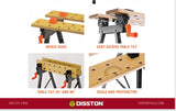 Disston OmniTable Lite Portable Workbench Worktable Fully Adjustable Tilting Table is Great for Clamping. OmniTable