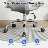 marrap Ergonomic Office Chair, Mesh Seat Cushion with 3D Armrests and 3D Headrest, Adjustable Lumbar Support with 90-120° Rocking Function, SGS Class 4 Gas Clylinder, Black marrap