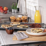 Presto 22-Inch Extra Large Griddle, 22"x 13", Low Profile Design, Ceramic Nonstick, Black 07072 Slimline Presto