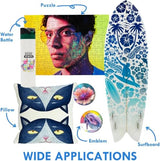 Super-Tank Sublimation T-Shirt Printer with Sublimation Ink and Powder Pack for Heat Transfers, Easy Filling, Built-in Scanner and Copier - New, Medium Conversion Printer