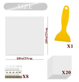 SietDESEO 20 Sheets White Puzzle Saver, Preserve 3 X 1000 Jigsaw Puzzle Adhesive Sheets, Peel and Stick Puzzle Saver, No Stress & No Mess Puzzle Glue Sheets and Frame to Preserve Your Finished Puzzle SietDESEO