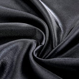 Homiest Black Satin Fitted Sheet Full Size Deep Pocket Luxury & Ultra Soft Bedding Single Bottom Bed Sheets Sold Separately Homiest